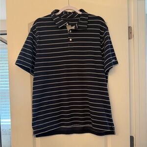 Nike Dri-Fit Navy Striped Polo Shirt
